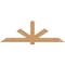 Ekena Millwork Kennewick Timber Gable Bracket, Western Red Cedar, 84"W x 28"H x 1 1/2"D x 5 1/2"F, 8/12 Pitch GBW084X28X0206KEN00SWR - alternate 1